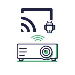 EH600 Smart Wireless Meeting Room Projector   Supports goolge cast for Android devices wireless projection