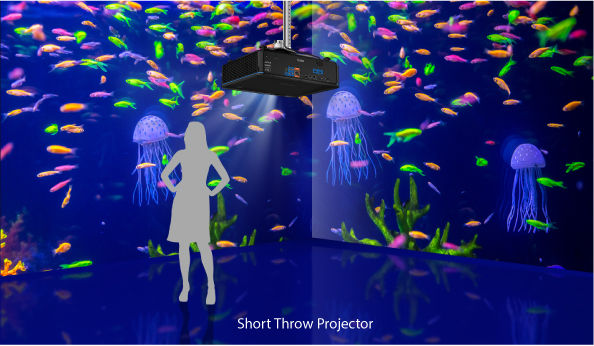 BenQ Installation projectors with built in fixed short-throw lens